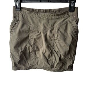 Indygena Olive Green Mini Skort
